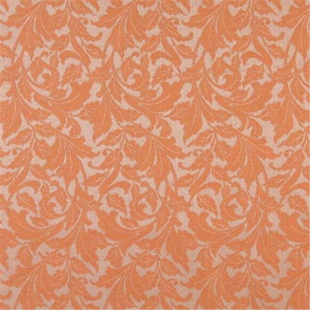 Designer Fabrics 54 In. Wide Orange- Floral Leaf Outdoor- Indoor- Marine Scotchgarded Fabric F603